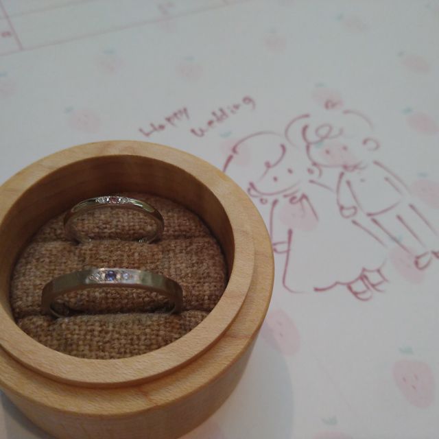 【鎌倉彫金工房の口コミ】 夫婦で指のタイプが真逆で、つけた時にどちらかが似合わないという感じに…