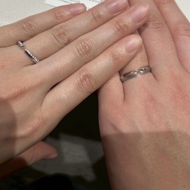【アイプリモ(I-PRIMO)の口コミ】 ふたりの指輪を合わせたときにだけインフィニティ（&infin;）が浮かぶデザ…
