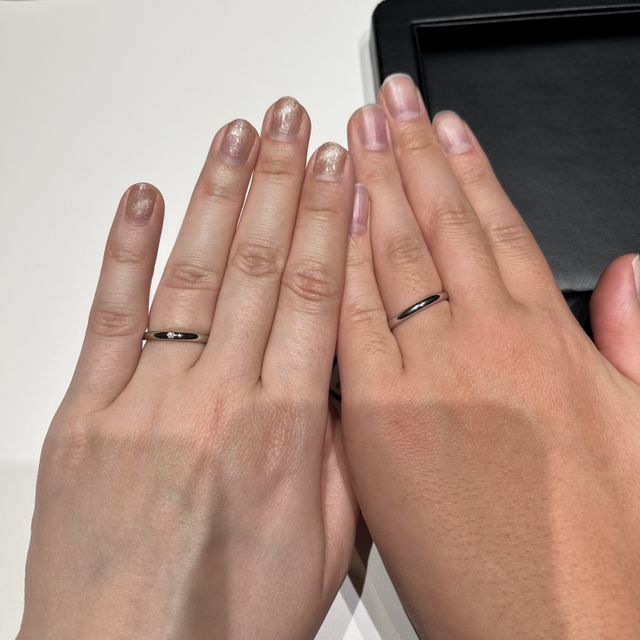 【ラザール ダイヤモンド(LAZARE DIAMOND)の口コミ】 王道のデザインを求めていたらピッタリなものに出会えました。ダイヤモン…