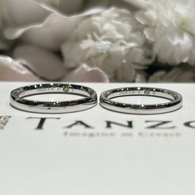 【TANZO.(鍛造指輪)の口コミ】 丈夫な素材であり安心感があります。シンプルなデザインですがダイヤモン…