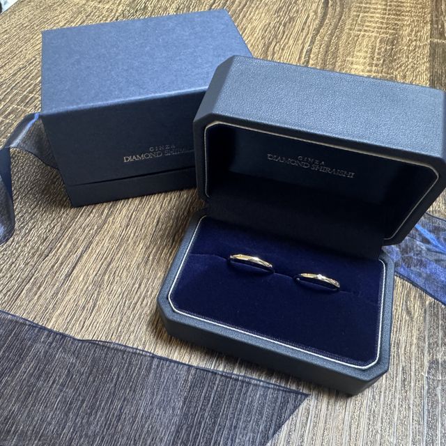 【銀座ダイヤモンドシライシの口コミ】 シンプルなデザインで飽きのこない指輪を選びました。今後周年の際に少し…