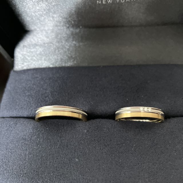 【ラザール ダイヤモンド(LAZARE DIAMOND)の口コミ】 肌の色が、黄色みなので、ゴールドとプラチナのコンビネーションに、こだ…