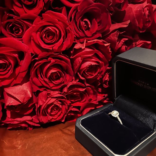 【銀座ダイヤモンドシライシの口コミ】 一生に一度のものなので妥協したくなくて大きいダイヤを選びました！毎日…