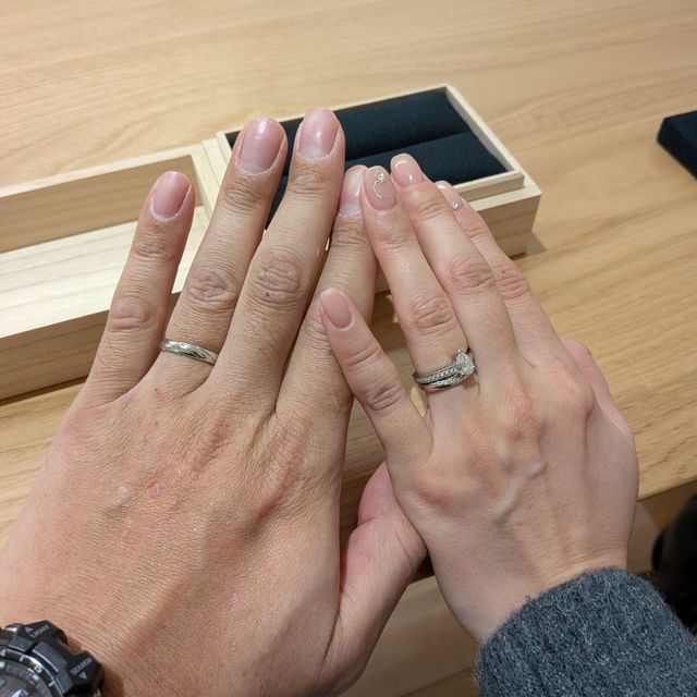 【出雲結(いずもゆい)の口コミ】 祈結はデザインがシンプルに見えますが、近くでみるとしめ縄のデザインが…