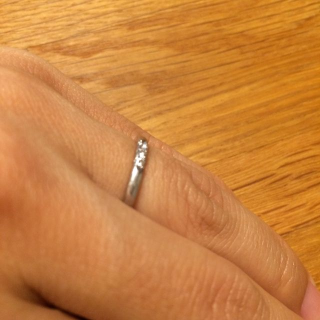 【MIKIMOTO(ミキモト)の口コミ】 田崎とミキモトで迷った結果、ダイアのさりげなさがあるこれに決めました…