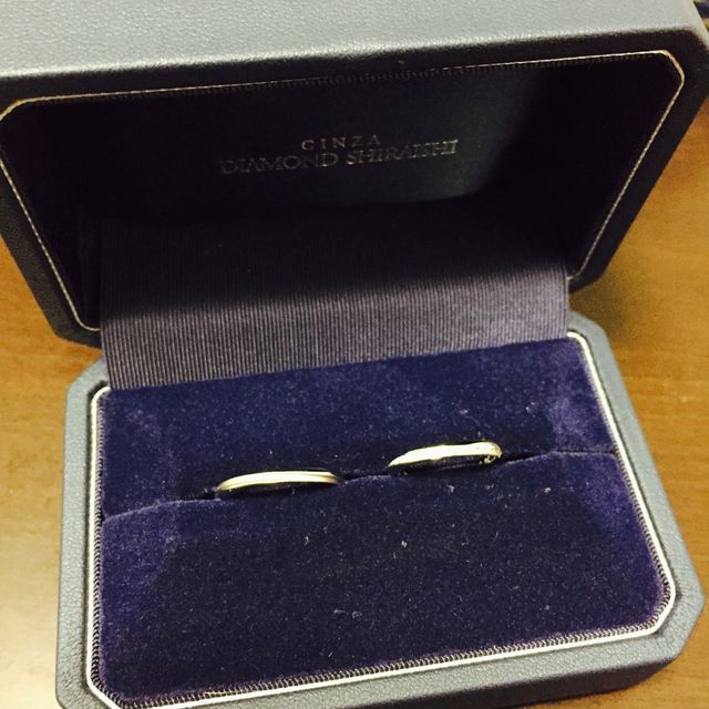 【銀座ダイヤモンドシライシの口コミ】 元々、ペアのデザインが良かったので探していました。店員さんのオススメ…