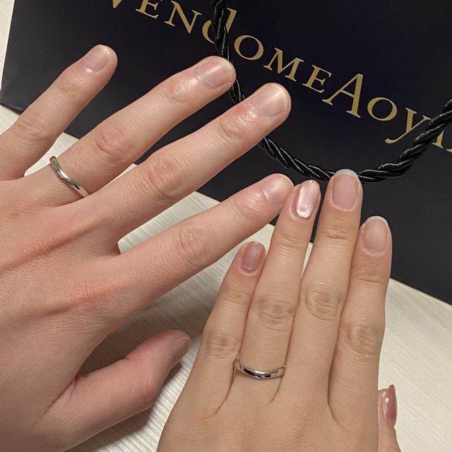 【ヴァンドーム青山(VENDOME AOYAMA)の口コミ】 シンプルで飽きのこないデザインがとても気に入りました。細身ですが上品…