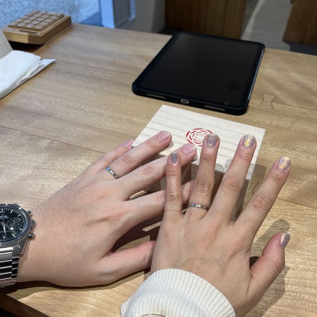 【出雲結(いずもゆい)の口コミ】 デザインが派手すぎずシンプルすぎずで指輪そのものが素敵なのはもちろん…