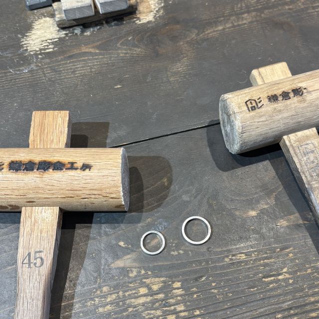 【鎌倉彫金工房の口コミ】 2人で制作して一生の思い出になりました。
毎日付けるものだからこそ自分…