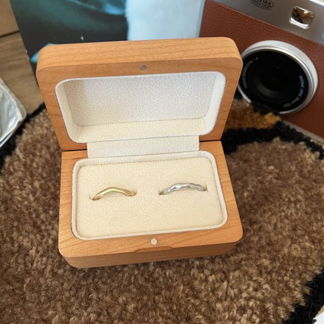 【atelier ST, CAT(アトリエ エスティーキャット)の口コミ】 インスタで見かけた瞬間に一目惚れし、「これがいい」と彼にお願いしまし…