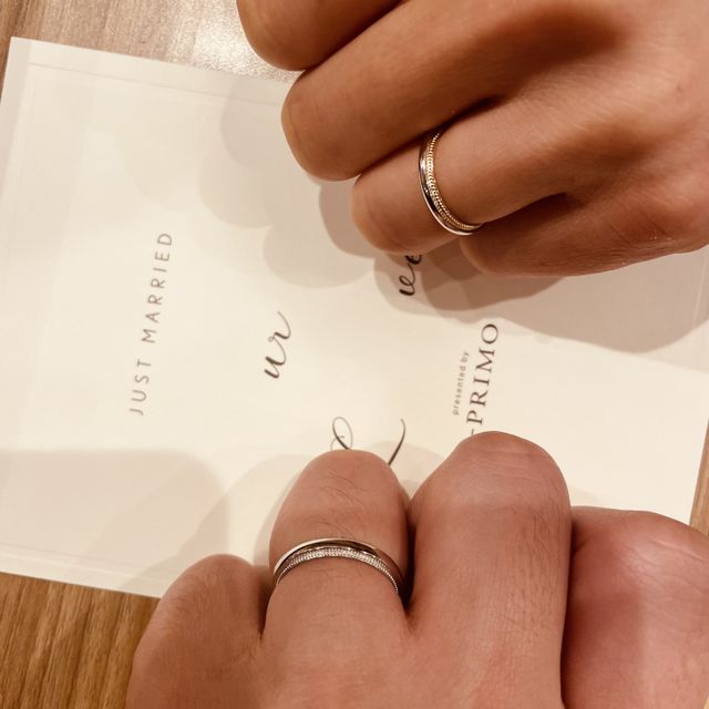 【アイプリモ(I-PRIMO)の口コミ】 ミル打ちがされていて、シンプルに見えないデザインが良かった。また、光…