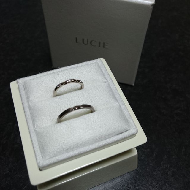 【LUCIE(ルシエ)の口コミ】 結婚指輪・婚約指輪ともにルシエで購入しました。もともとは同じグループ…