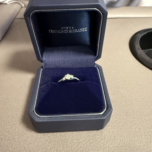 【銀座ダイヤモンドシライシの口コミ】 付け心地も良くてサイズもしっかり合うものを選べました。ダイヤモンドも…