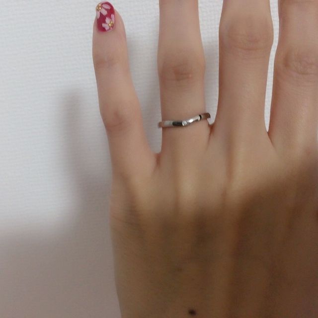 【カルティエ(Cartier)の口コミ】 婚約指輪と同じバレリーナにしました。主人と同じデザインにしたかったの…