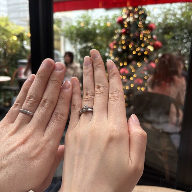 【TANZO.(鍛造指輪)の口コミ】 指輪にぐるっと施されたマット加工（ヘアライン斜め45&deg;）がお気に入り…