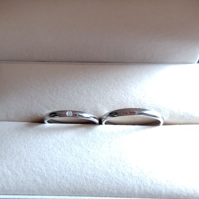 【GALA JEWELRY(ガラジュエリー)の口コミ】 金属アレルギーがあるので、プラチナPt950でしたら安心して普段使いが出来…