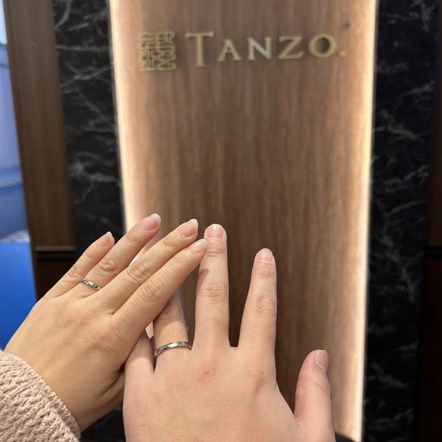 【TANZO.(鍛造指輪)の口コミ】 面取りを入れるとシンプルながらおしゃれ感もあり普段使いしやすいと感じ…