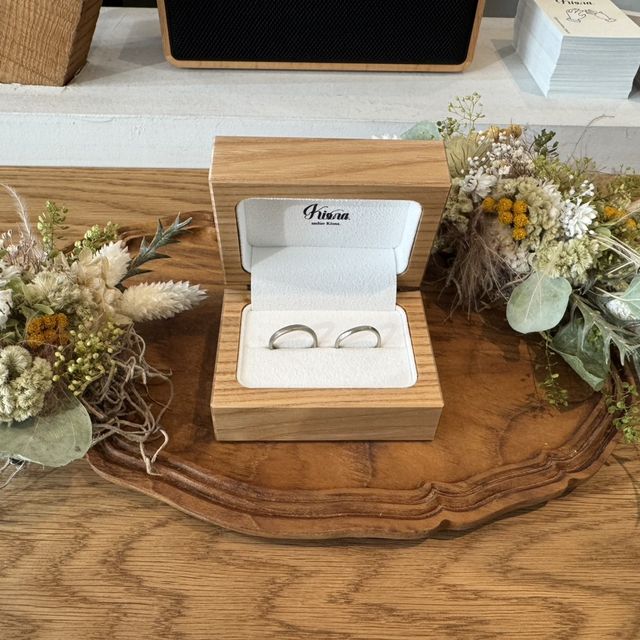 【atelier Kiona(アトリエキオナ)の口コミ】 デザインをプロの方が私たちの好みに合わせて一緒に考えてくださいます。…