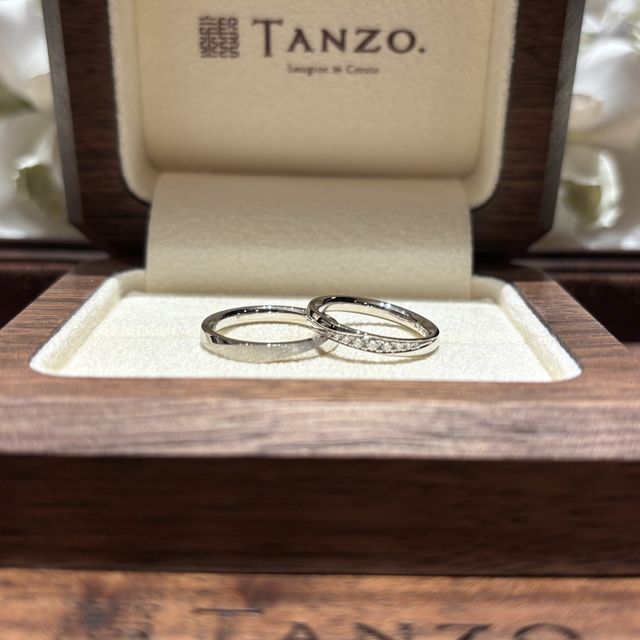【TANZO.(鍛造指輪)の口コミ】 普段使いができて何年経ってもつけられるようにシンプルなデザインにした…
