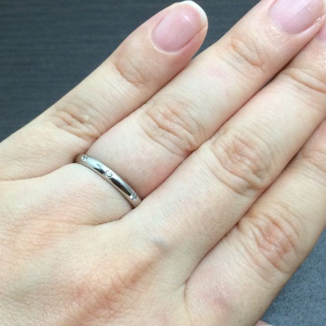 【カルティエ(Cartier)の口コミ】 長く使うものなので、シンプルな指輪を探していました。この指輪は、シン…