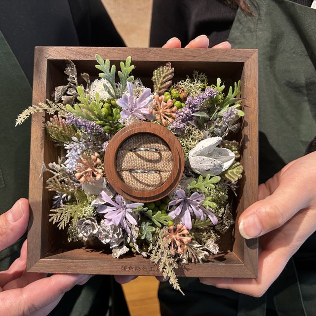 【鎌倉彫金工房の口コミ】 シンプルだから普段使いできるデザインと、作った後もアフターケアとして…