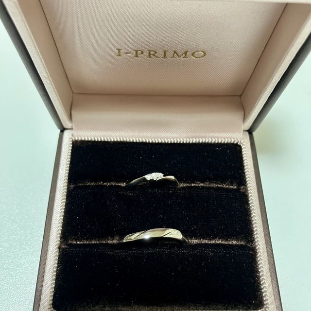 【アイプリモ(I-PRIMO)の口コミ】 結婚指輪を買うならペアのデザインがいい！というこだわりがありました。…