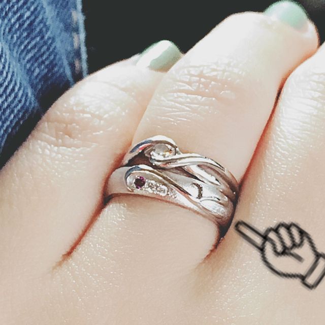 【JEWELRY  KAMATA(ジュエリーかまた)の口コミ】 フルオーダーというとこに惹かれました。
結婚して３年目ですが、やっぱり…