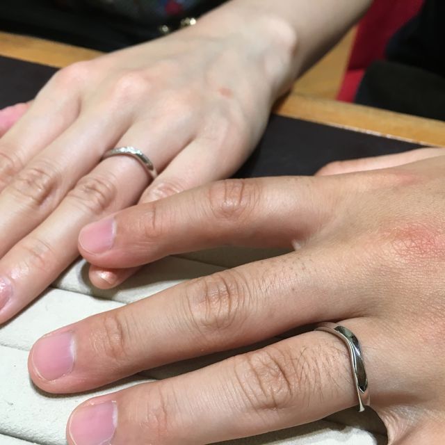 【TRECENTI(トレセンテ)の口コミ】 指あたりが非常に良く、普段は指輪などのアクセサリーをつけない彼氏も気…