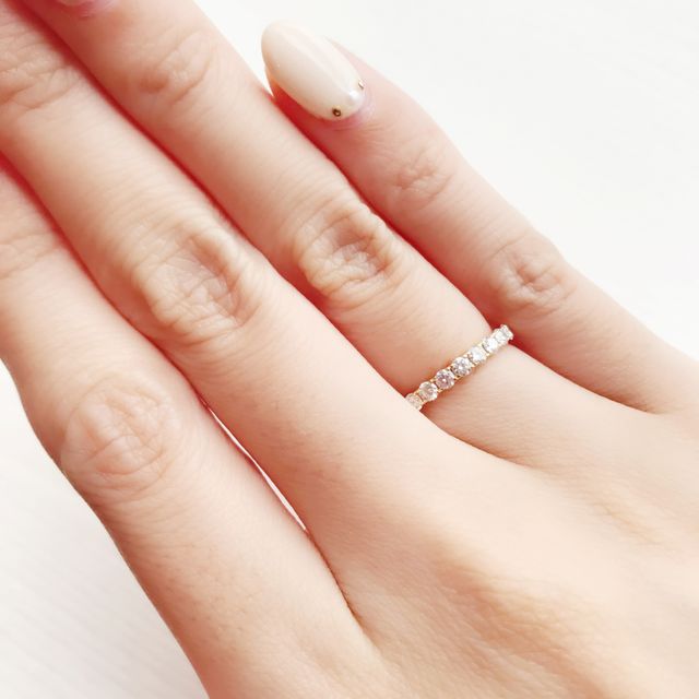 【ANTWERP BRILLIANT(アントワープブリリアント)の口コミ】 結婚5周年記念にずっと欲しかったハースエタニティリングを買ってもらいま…