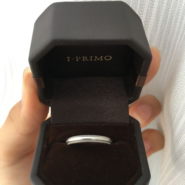 【アイプリモ(I-PRIMO)の口コミ】 婚約指輪がアイプリモのものだったので、結婚指輪もアイプリモにしようと…