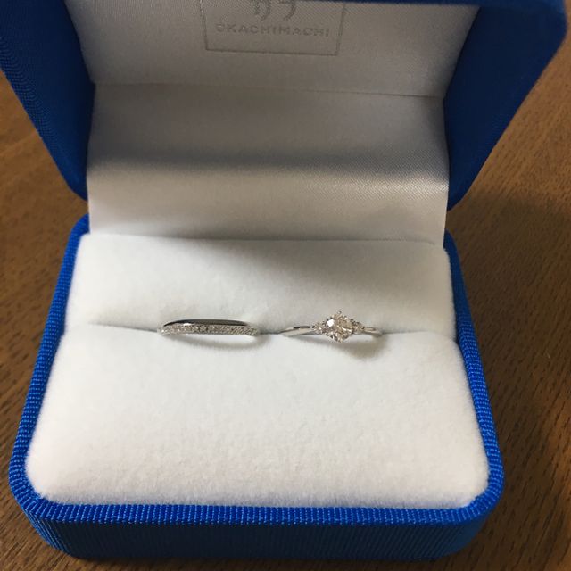 【GALA JEWELRY(ガラジュエリー)の口コミ】 毎日着けるマリッジリングを先に決め、それと合うことを前提にエンゲージ…