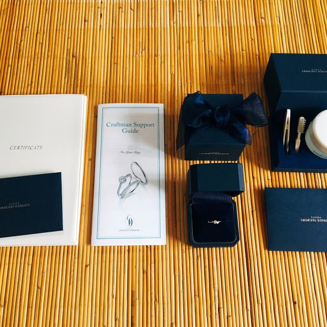 【銀座ダイヤモンドシライシの口コミ】 4店舗目にして初めてこの形が素敵！と強く思えるこのリングに出会えました…