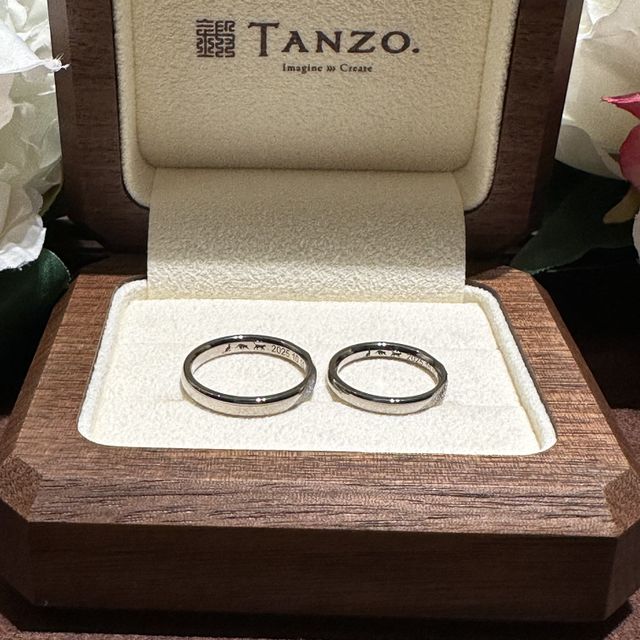 【TANZO.(鍛造指輪)の口コミ】 デザインや加工の種類も豊富なので色々な組み合わせができて満足です
見本…