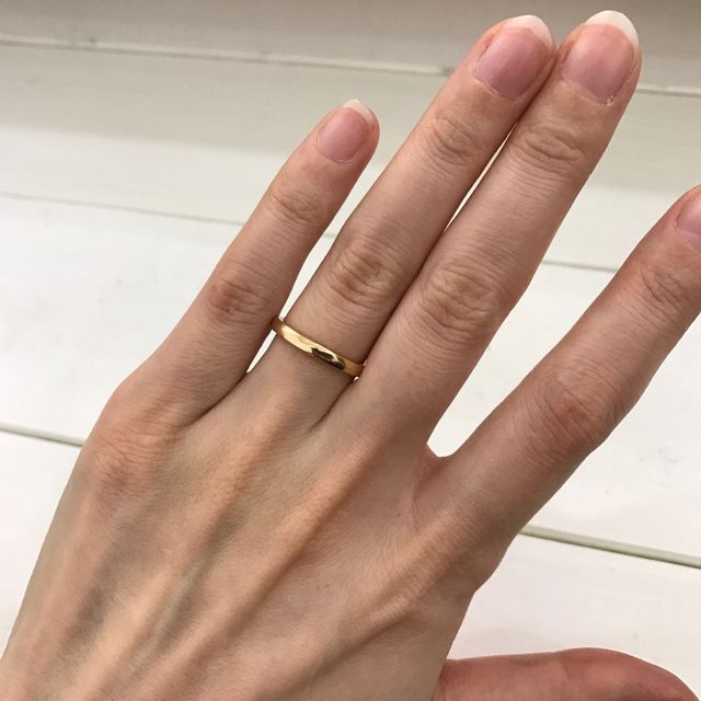 【RITOE(リトエ)の口コミ】 ワックスで形成してから金属を溶かして整形するタイプの手作り指輪。
仕上…