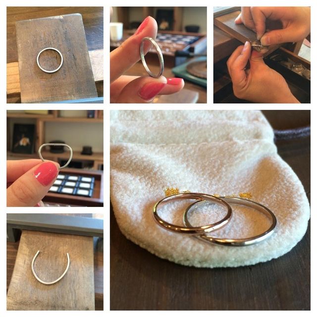 【鎌倉彫金工房の口コミ】 自分達で制作できる指輪とのことで、広告で見た瞬間『これだ』と思いまし…