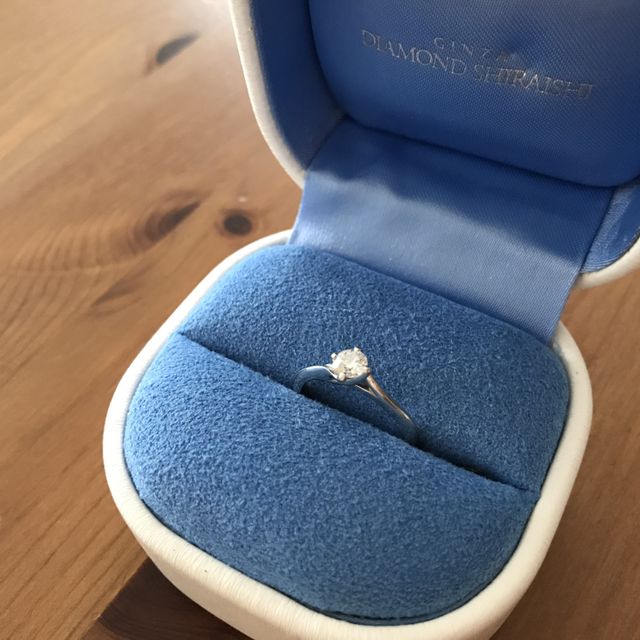 【銀座ダイヤモンドシライシの口コミ】 サプライズで頂いたのですが、彼曰く、『ダイヤモンドのカットが特殊でハ…