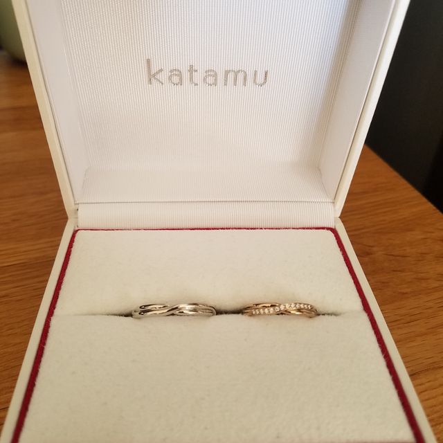 【Katamu(カタム)の口コミ】 どんなデザインのものがいいかとか、本当に何も決めて行かなかったのです…