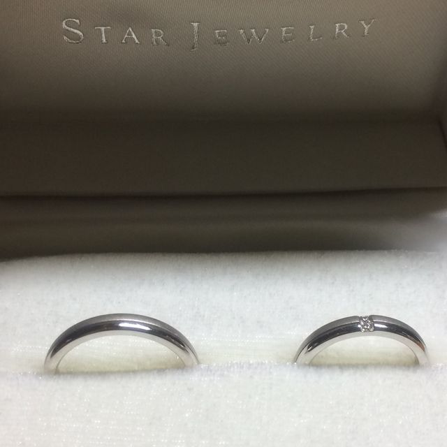 【STAR JEWELRY(スタージュエリー)の口コミ】 ３０代なのでピカピカ光る「The指輪」を主張しないデザインを探して何件か…