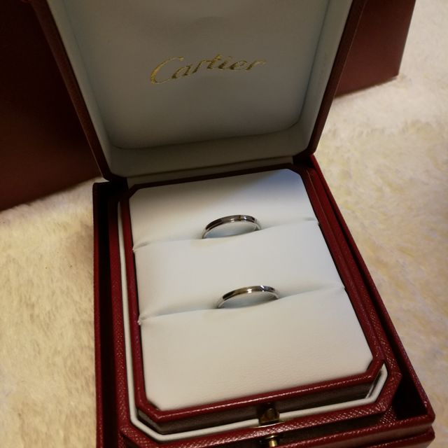 【カルティエ(Cartier)の口コミ】 結婚指輪は常にはめている、ずっと長くつけているものなので、サンプルで…