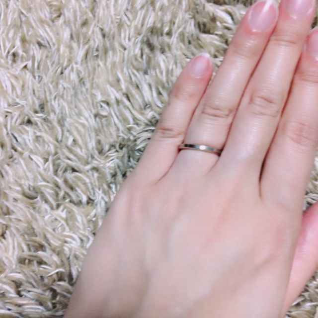 【N.Y.NIWAKA(ニューヨークニワカ)の口コミ】 つけ心地がとても良く試着したときから指に馴染んでいてこれだ！と思いま…