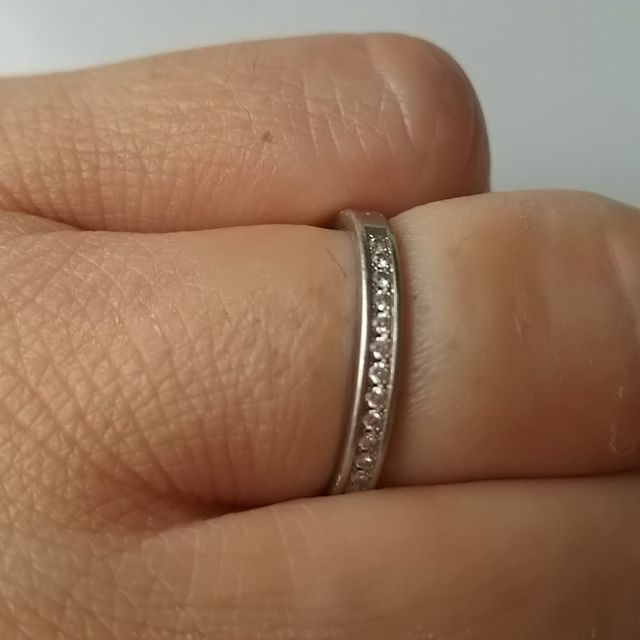 【Four Heart Jewelryの口コミ】 夫婦二人でゴルフをするので、クラブや力が入っても曲がらないプラチナ100…