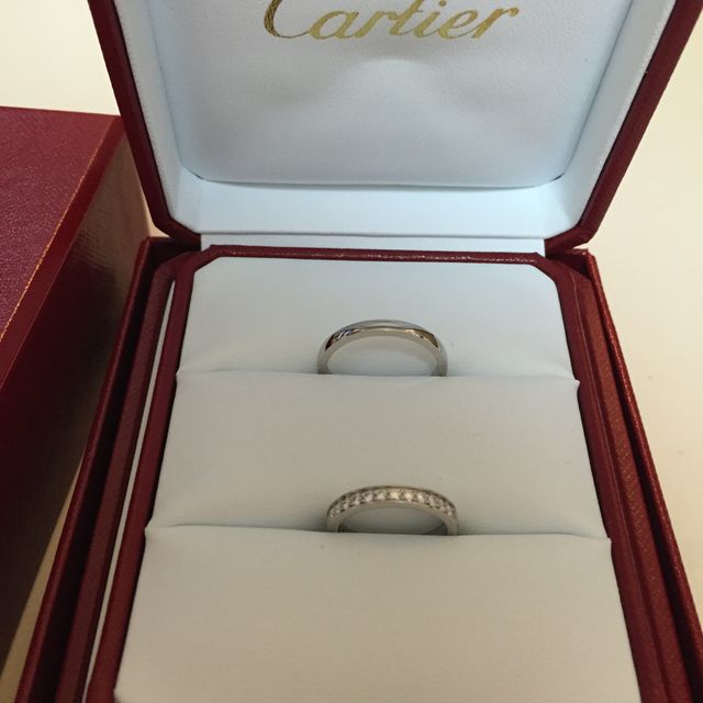 【カルティエ(Cartier)の口コミ】 カルティエのタンクの時計を長年利用しており結婚指輪も同じブランドのも…