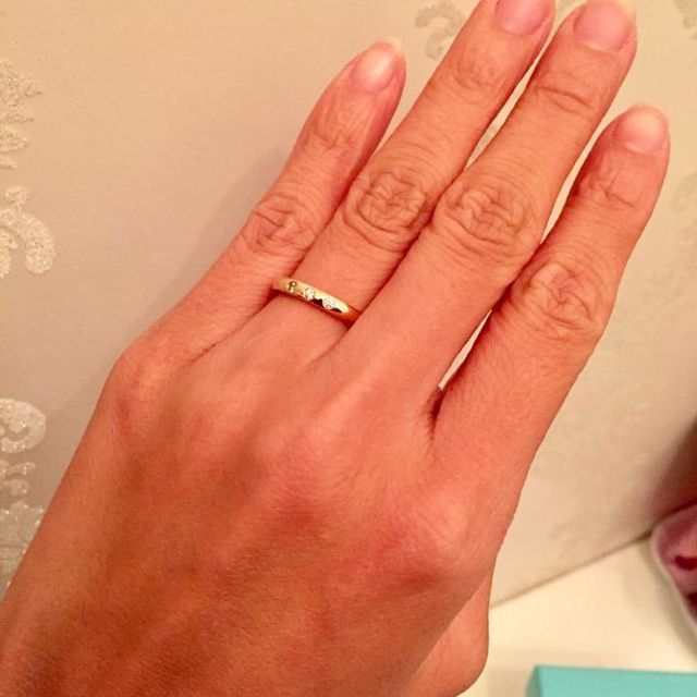 【ティファニー(Tiffany & Co.)の口コミ】 婚約指輪をティファニーで購入していたこともあり、結婚指輪もティファニ…
