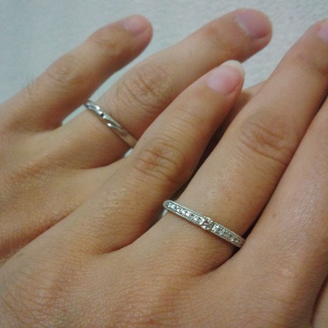 【エクセルコダイヤモンド(EXELCO DIAMOND)の口コミ】 検討していたお店はもう一店舗あったのですが、ダイヤの質が購入店の方が…