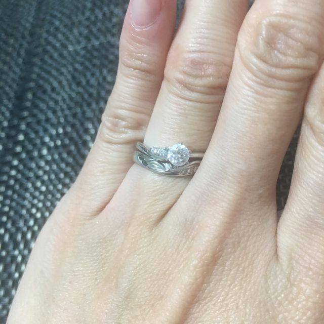 【JEWELRY  KAMATA(ジュエリーかまた)の口コミ】 店長さんに色々相談にのっていただき、気に入ったデザインをようやくみつ…