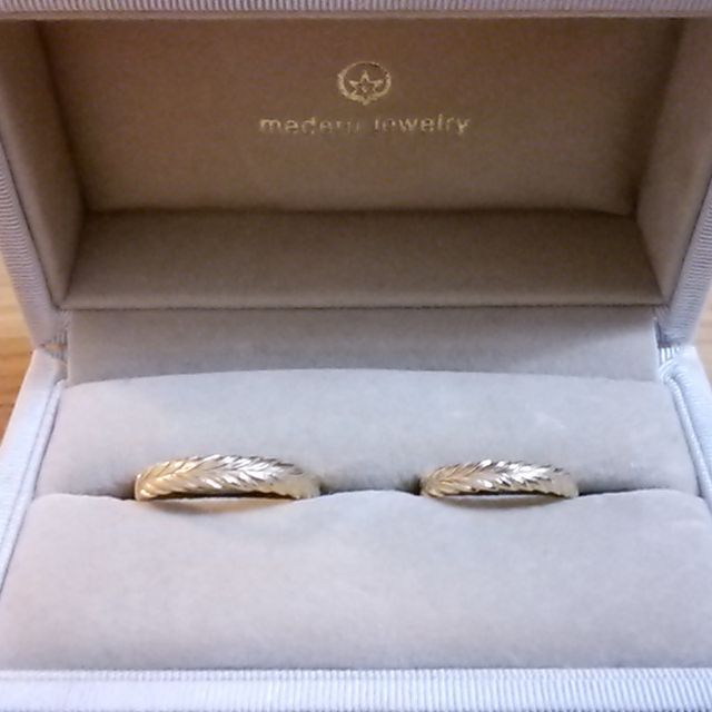 【メデルジュエリー(Mederu jewelry)の口コミ】 以前から指輪に限らず、ごてごてしていない線の細い繊細なジュエリーが多…