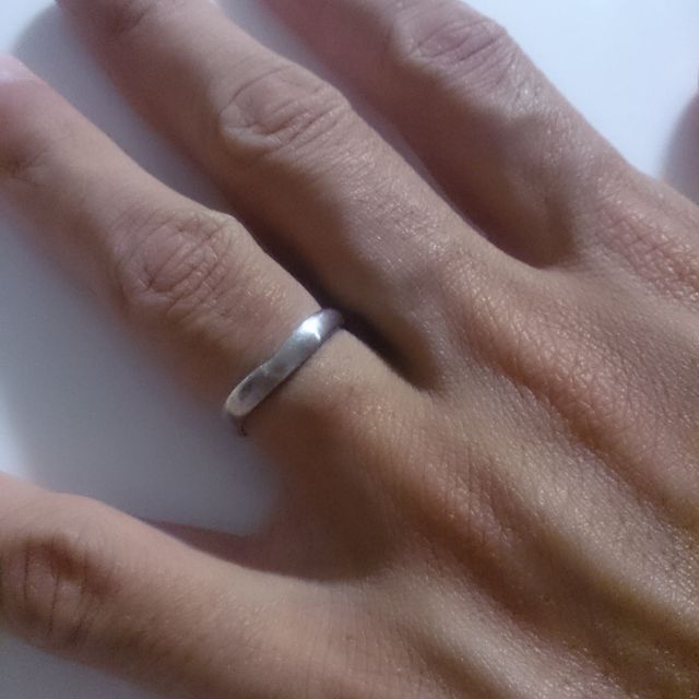 【俄(にわか)の口コミ】 妻とおそろいのシリーズで購入しました。男性用はマット仕上げも指定出来…