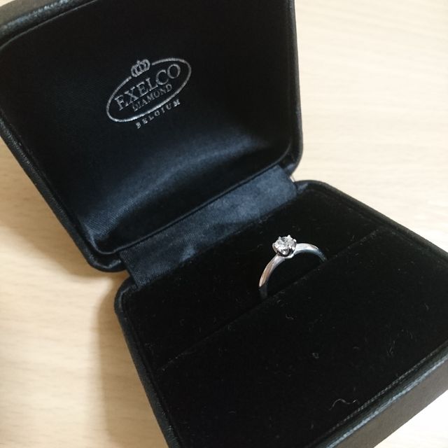 【エクセルコダイヤモンド(EXELCO DIAMOND)の口コミ】 値段がお手頃、あまりゴテゴテしたのが嫌なのでシンプルなデザインが気に…