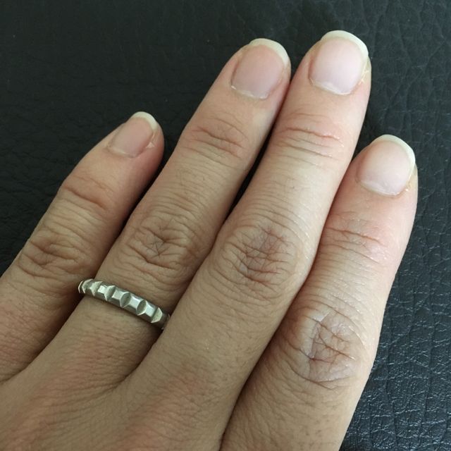 【ブシュロン(BOUCHERON)の口コミ】 シンプルよりも長い間お洒落につけることができるようなデザインのリング…