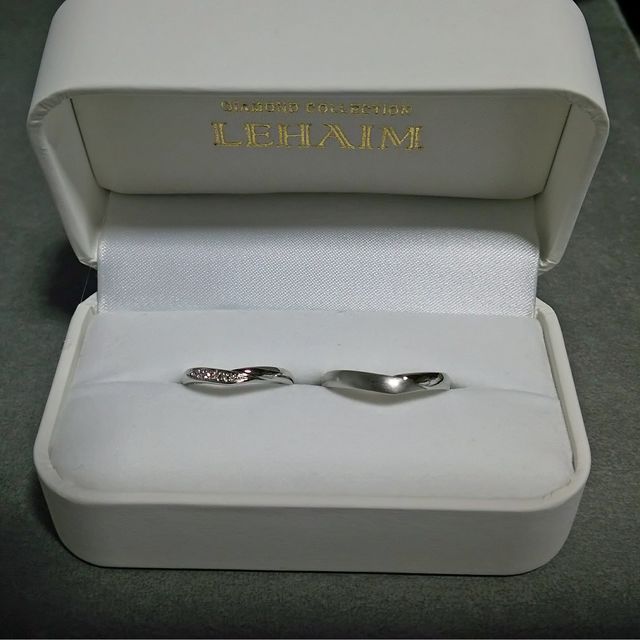 【LEHAIM(レハイム)の口コミ】 普段から指輪を付け慣れていないので
細身のデザインのもので、男性物はつ…